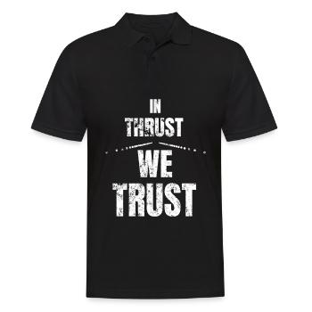 Pilot co-pilot captain gift idea Father's Day - Men's Polo Shirt - black - Front - Kai (181cm)