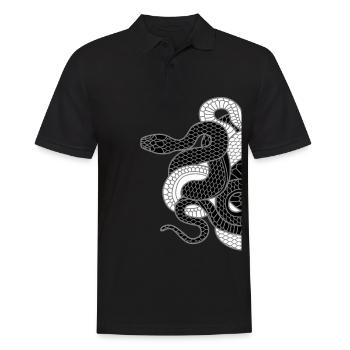 serpents - Polo Homme - noir - Devant - Kai (181cm)