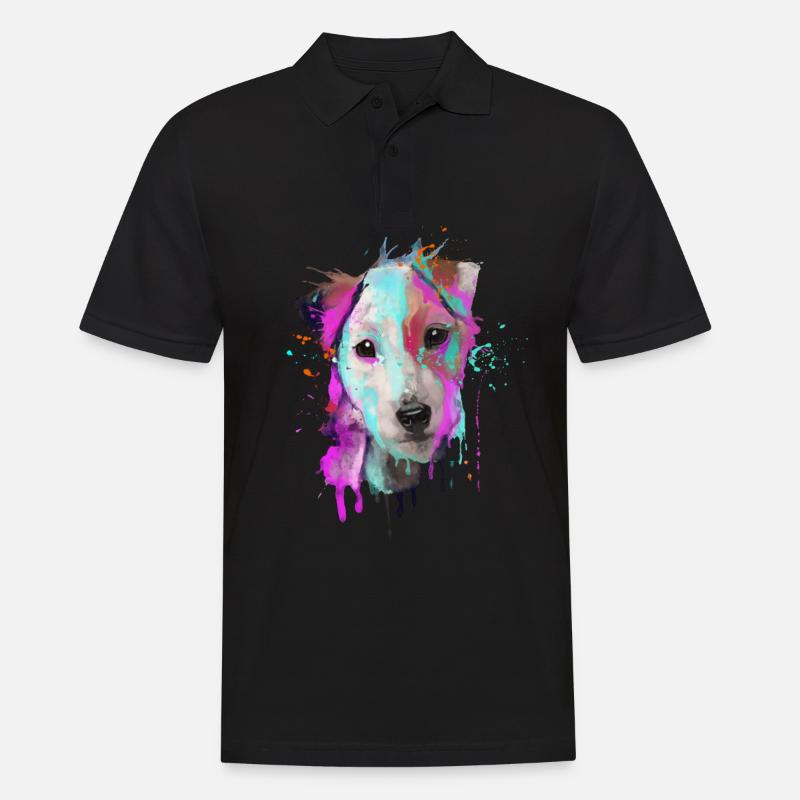 Parson Russell Terrier - Männer Poloshirt - Schwarz