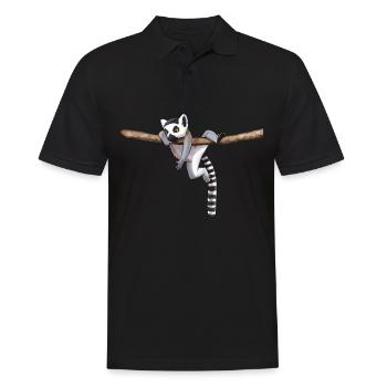 Lemur - Polo Homme - noir - Devant - Kai (181cm)