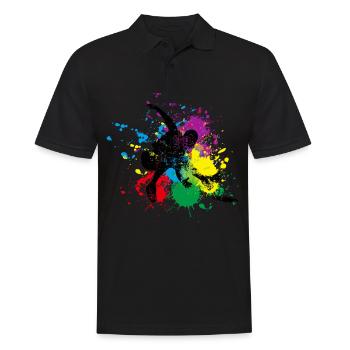 Disc Golf Frisbee - Polo Homme - noir - Devant - Kai (181cm)