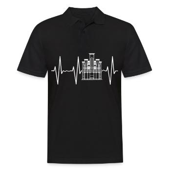 Organist Organ Player Organ Music Organ Musicians - Men's Polo Shirt - black - Front - Kai (181cm)