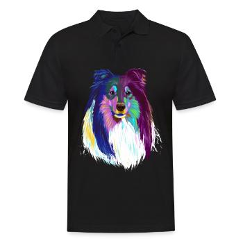 Collier de cheveux longs colorés chien - Polo Homme - noir - Devant - Kai (181cm)