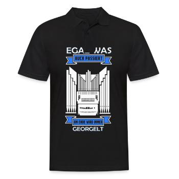 Orgel Organist Orgelspieler Pfeifen Orgeler Kirche - Männer Poloshirt - Schwarz - Vorne - Kai (181cm)