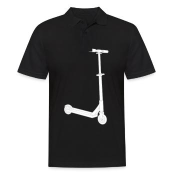 Scooter - Men's Polo Shirt - black - Front - Kai (181cm)