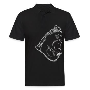 Wombat - Männer Poloshirt - Schwarz - Vorne - Kai (181cm)