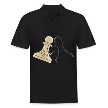 Pawn Arm Wrestle - Men's Polo Shirt - black - Front - Kai (181cm)