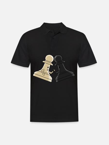Pawn Arm Wrestle - Men's Polo Shirt - black
