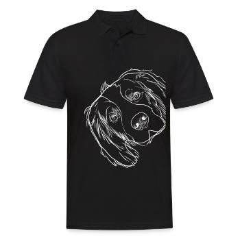 Strokes Welsh Springer Spaniel Dog - Men's Polo Shirt - black - Front - Kai (181cm)
