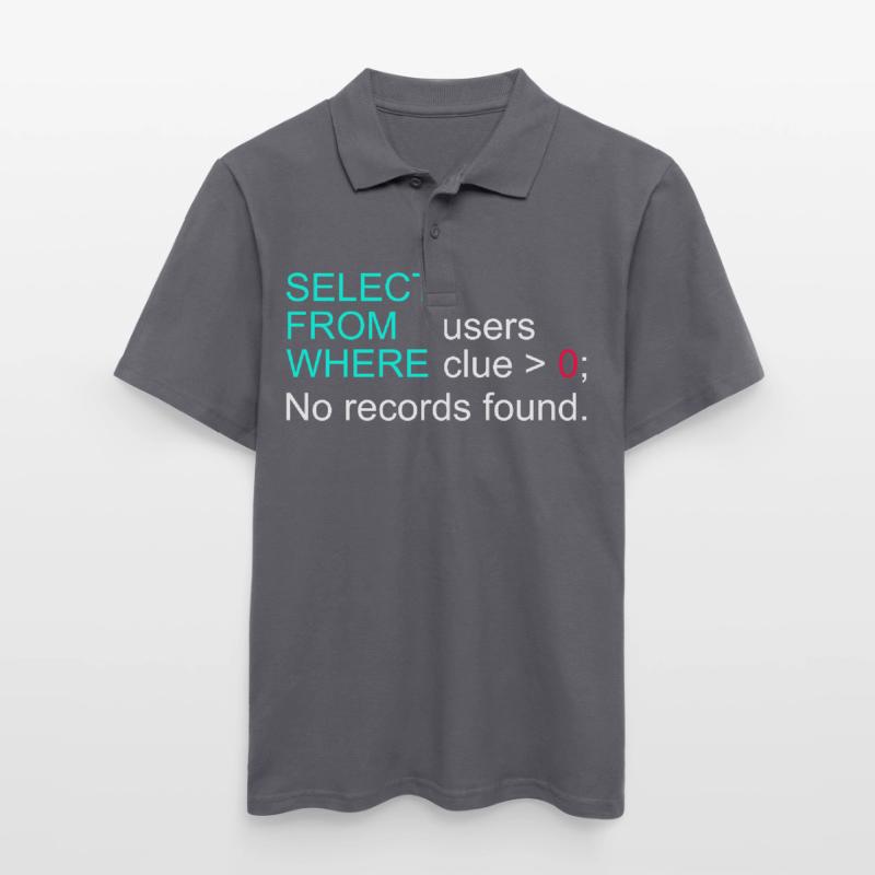 Données de base de données SQL Programmer Administration Polo Homme