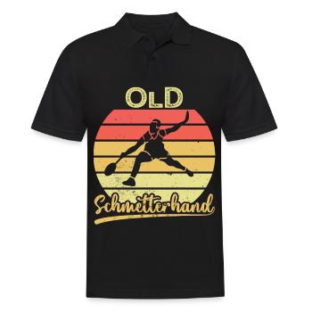 Old Schmetterhand - Männer Poloshirt - Schwarz - Vorne - Kai (181cm)