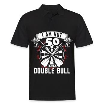Fléchettes fléchettes - Je suis un taureau double - Polo Homme - noir - Devant - Kai (181cm)
