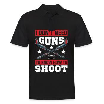 I don't need weapons to know how to - Men's Polo Shirt - black - Front - Kai (181cm)