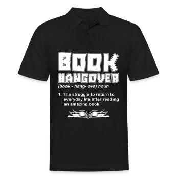 La gueule de bois du livre pour les amateurs de livres - Polo Homme - noir - Devant - Kai (181cm)