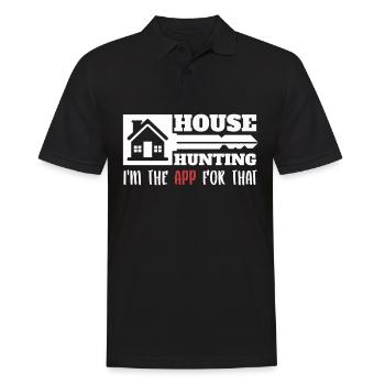 Recherche d’appartements pour les agents immobiliers - Polo Homme - noir - Devant - Kai (181cm)