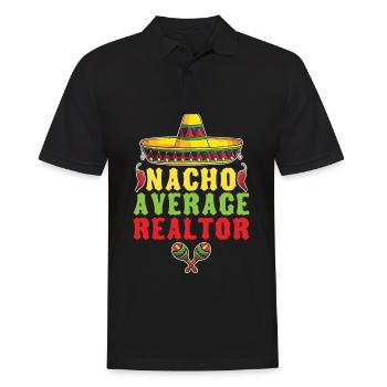 Nacho Courtier Moyen Pour - Polo Homme - noir - Devant - Kai (181cm)