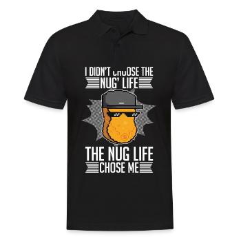 Nug Life a choisi Mich Nugget Lover Nugget Nuggets de poulet - Polo Homme - noir - Devant - Kai (181cm)