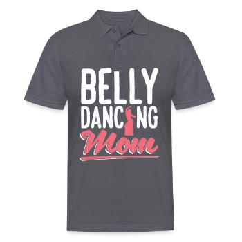 Belly Dance Mother For Belly Dancer - Men's Polo Shirt - charcoal grey - Front - Nico (186cm)