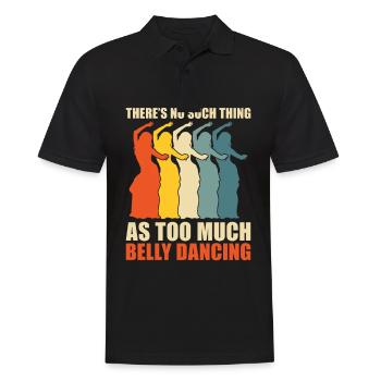 Too much belly dancing for belly dancer - Men's Polo Shirt - black - Front - Kai (181cm)