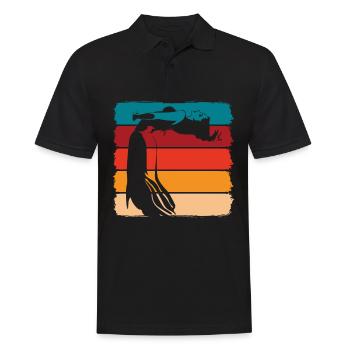Retro belly dance For belly dancer - Men's Polo Shirt - black - Front - Kai (181cm)