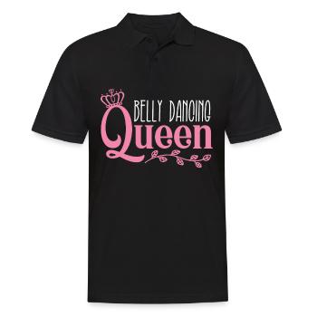 Belly Dance Queen For Belly Dancer - Men's Polo Shirt - black - Front - Kai (181cm)