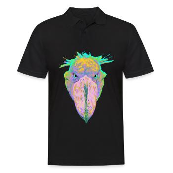 Bec-de-chaussure Coloré Splash Bird - Polo Homme - noir - Devant - Kai (181cm)