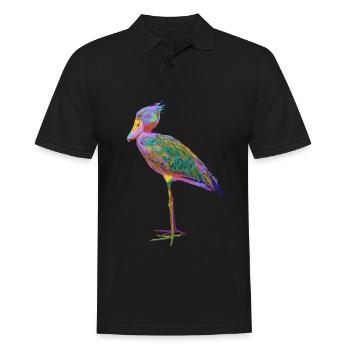Bec-de-chaussure Coloré Splash Bird - Polo Homme - noir - Devant - Kai (181cm)