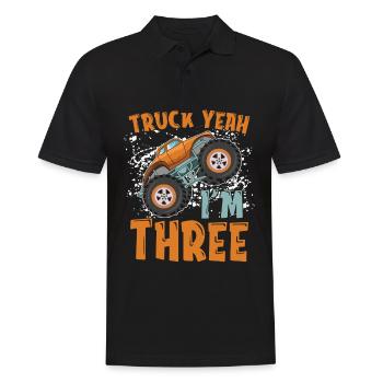 Règles du Monster Truck ! Truck Lover Monster Truck - Polo Homme - noir - Devant - Kai (181cm)