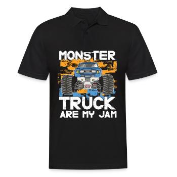 Monster Truck Sind Mein - Männer Poloshirt - Schwarz - Vorne - Kai (181cm)