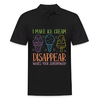 Ich Lasse Eis Verschwinden Was Ist Deine - Männer Poloshirt - Schwarz - Vorne - Kai (181cm)