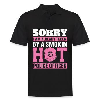Tut Mir Leid, Dass Ich Bereits Von Einer Smokin - Männer Poloshirt - Schwarz - Vorne - Kai (181cm)