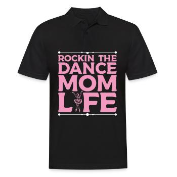 Rockin' The Dance Mom Life Ballett Mom Ballet - Männer Poloshirt - Schwarz - Vorne - Kai (181cm)