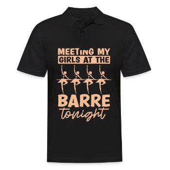 Triff Meine Mädchen Beim Barre Tonight Dance - Männer Poloshirt - Schwarz - Vorne - Kai (181cm)