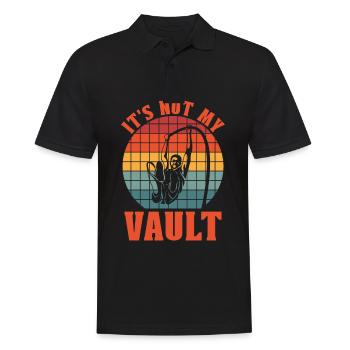 Es Ist Nicht Mein Stabhochsprung Stabspringen - Männer Poloshirt - Schwarz - Vorne - Kai (181cm)