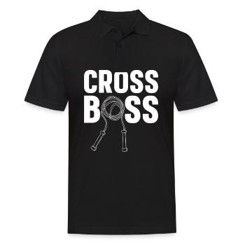 Cross Boss Springseil Springseil Training - Männer Poloshirt - Schwarz - Vorne - Kai (181cm)