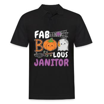 Fab Boo Lous Gardien Gardien Gardien Gardien Gardien - Polo Homme - noir - Devant - Kai (181cm)