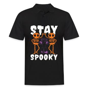 Stay creepy - Men's Polo Shirt - black - Front - Kai (181cm)