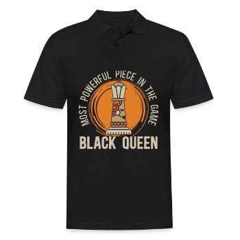 Black Queen Black History - Men's Polo Shirt - black - Front - Kai (181cm)