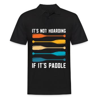 Es Ist Kein Horten, Wenn Es Ein Paddle Dragon Boat - Männer Poloshirt - Schwarz - Vorne - Kai (181cm)