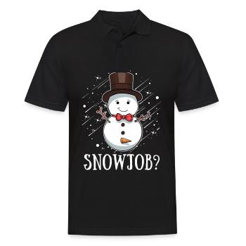 Travail de neige? Joyeux Noël Noël Yulitede - Polo Homme - noir - Devant - Kai (181cm)