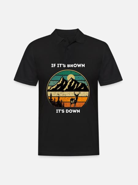 Unique Hunt - Men's Polo Shirt - black