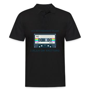 Retro -sarkastisches Alter Spruche - Männer Poloshirt - Schwarz - Vorne - Kai (181cm)