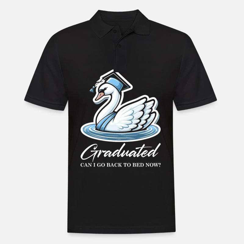 Hochschulabsolvent Abschluss Absolvent - Männer Poloshirt - Schwarz