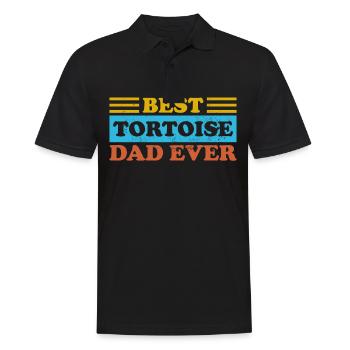 Le meilleur papa tortue de tous les temps - Polo Homme - noir - Devant - Kai (181cm)