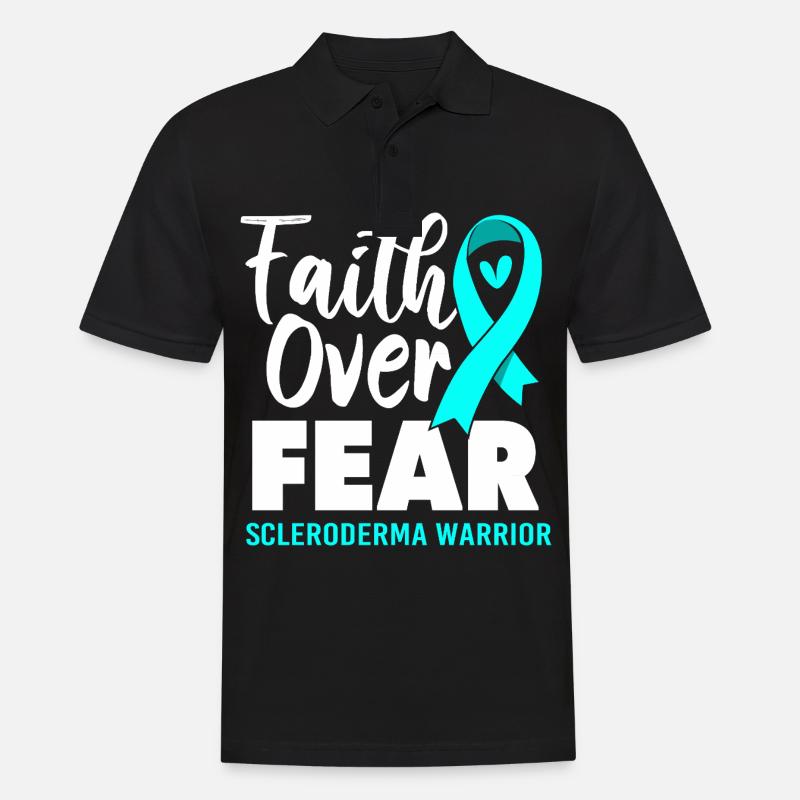 Scleroderma - Men's Polo Shirt - black