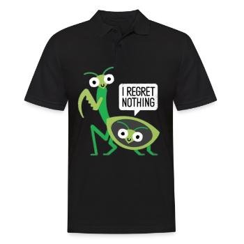 Praying Mantis Gift Sex Sexy It was worth it - Men's Polo Shirt - black - Front - Kai (181cm)