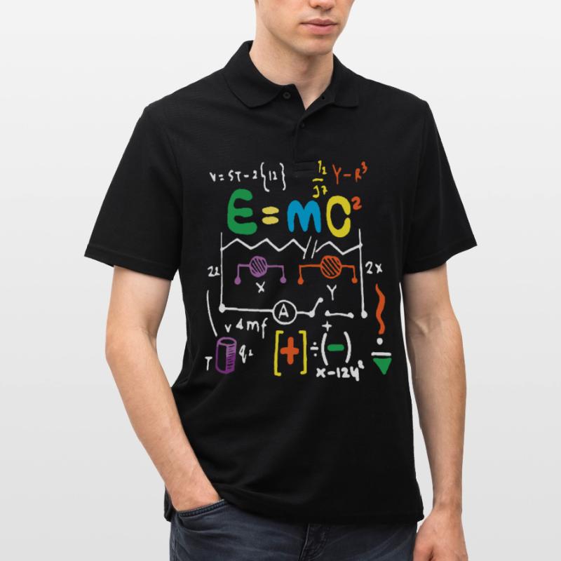 Physics relativity formula Men's Polo Shirt