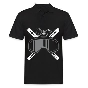 Schifoan - (sk) - Männer Poloshirt - Schwarz - Vorne - Kai (181cm)