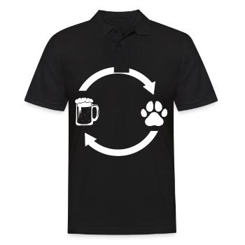 Beer Load Arrows and Dog 3 - (jeu) - Polo Homme - noir - Devant - Kai (181cm)