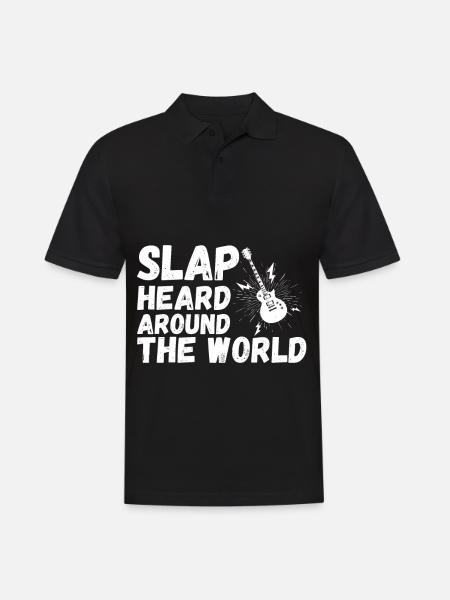 Guitar Rocking Music Rocker Guitarist Band Gig - Men's Polo Shirt - black